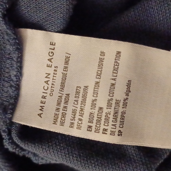 4/$60 Navy Blue Cotton Polo Shirt - Size Small - Picture 7 of 7